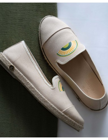 Espadrille femme coton, collab' x La Belle Ville Fin de série