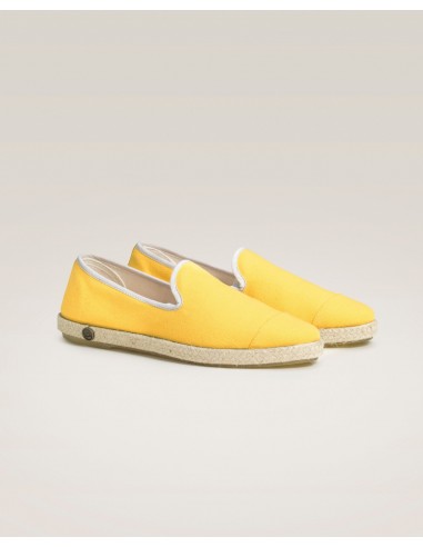 Espadrille homme coton, jaune l'évolution des habitudes 