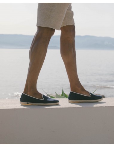 Espadrille homme coton, marine la chaussure