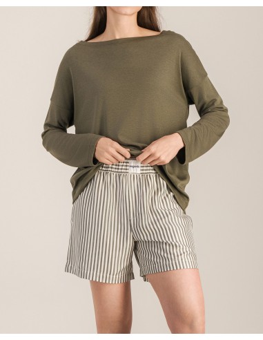 Short pyjama femme, matcha Livraison rapide