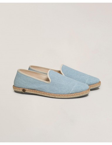 Espadrille homme denim, bleu délavé les ctes