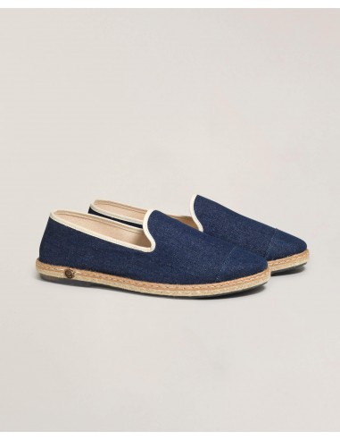 Espadrille homme denim, brut de pas cher