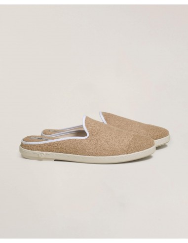 Mule homme éponge, beige suggérées chez