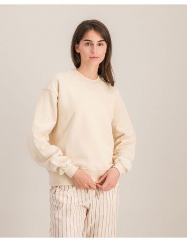 Sweatshirt femme coton bio, beige acheter