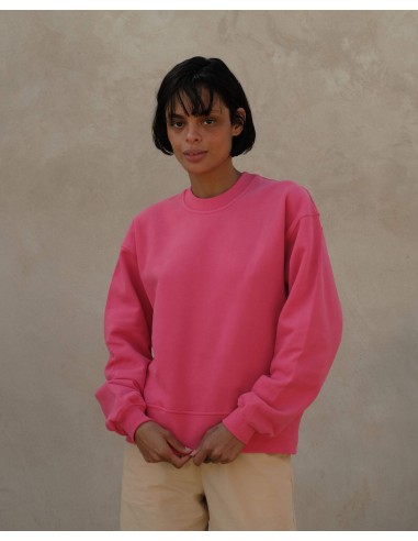 Sweatshirt femme coton bio, fuchsia Toutes les collections ici