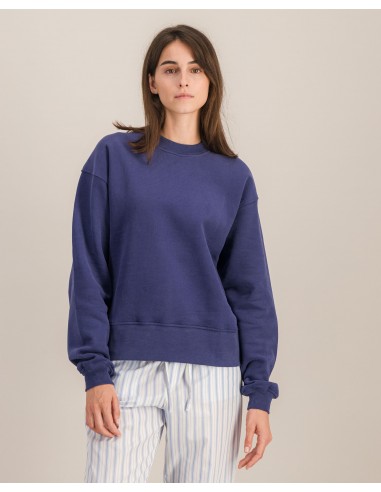 Sweatshirt femme coton bio, marine Vous souhaitez 