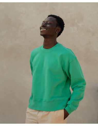 Sweatshirt homme coton bio, vert français