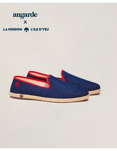 Espadrille homme coton, collab x la mission hantent personnes