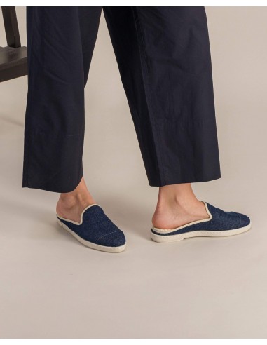 Mule femme denim, brut de la marque