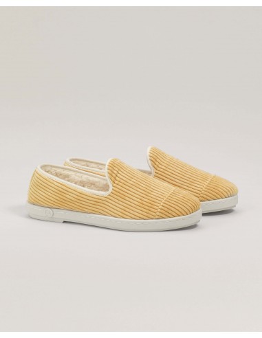 Women's velvet slipper, yellow 2 - 3 jours ouvrés.