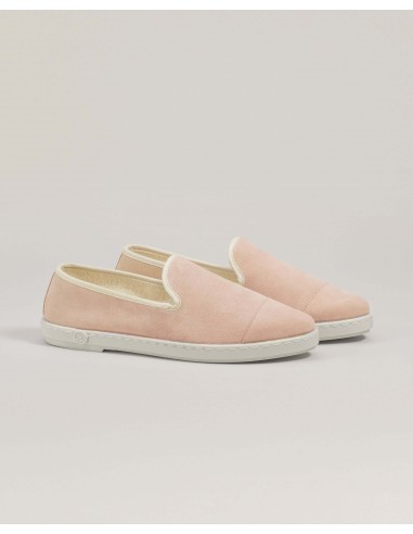 Women's leather slipper, pink 50% de réduction en Octobre 2024