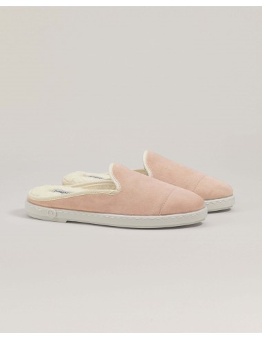 Women's leather mule, pink En savoir plus