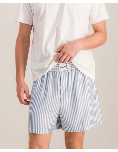 Men's Tencel pajama shorts, sky blue acheter en ligne