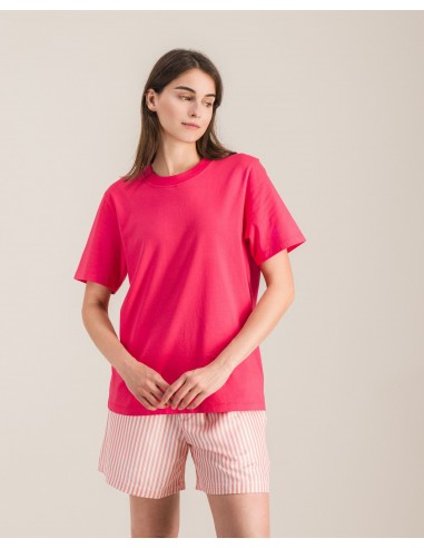 Women's organic cotton tee, pink meilleur choix