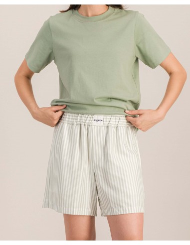 Women's Tencel pajama shorts, sage français