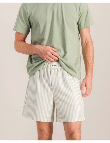 Men's Tencel pajama shorts, sage Comment ça marche