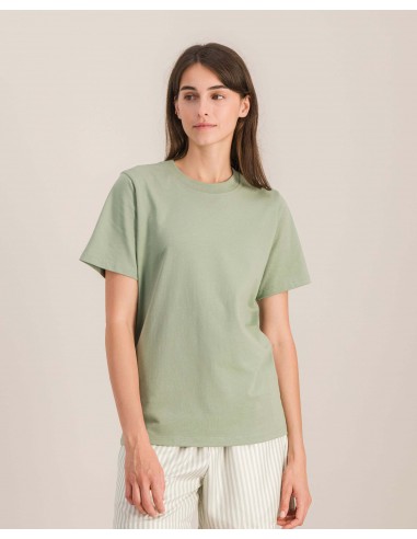 Women's organic cotton tee, sage Pour